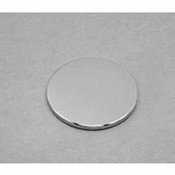 DX41 Neodymium Disc Magnet, 1 1/4" dia. x 1/16" thick