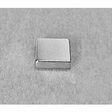 B882 Neodymium Block Magnet, 1/2" x 1/2" x 1/8" thick