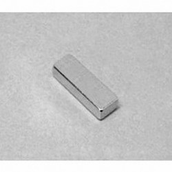 BC42 Neodymium Block Magnet, 3/4" x 1/4" x 1/8" thick