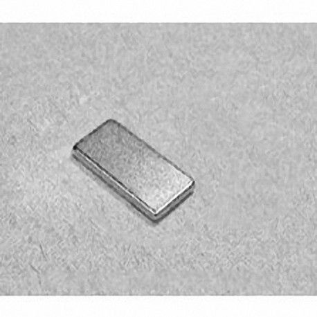 BC61 Neodymium Block Magnet, 3/4" x 3/8" x 1/16" thick
