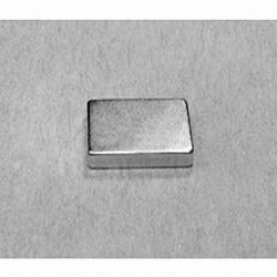 BC82 Neodymium Block Magnet, 3/4" x 1/2" x 1/8" thick