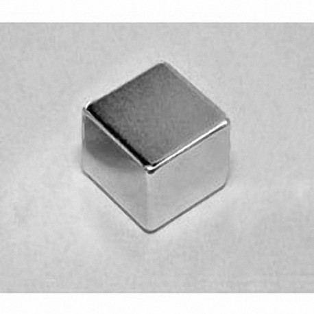 BCC8-N52 Neodymium Block Magnet, 3/4" x 3/4" x 1/2" thick
