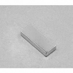 BX062 Neodymium Block Magnet, 1" x 3/8" x 1/8" thick