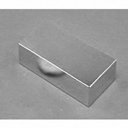 BX08Y0 Neodymium Block Magnet, 1" x 3/4" x 1/16" thick