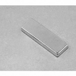 BX882 Neodymium Block Magnet, 1 1/2" x 1/2" x 1/8" thick