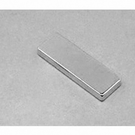 BX882 Neodymium Block Magnet, 1 1/2" x 1/2" x 1/8" thick
