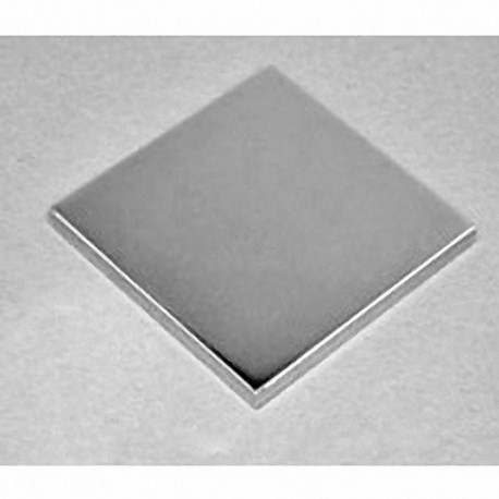 BY0Y02 Neodymium Block Magnet, 2" x 2" x 1/4" thick
