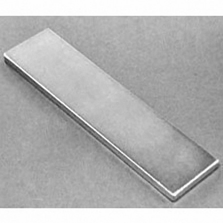 BZX084 Neodymium Block Magnet, 4" x 1" x 1/8" thick