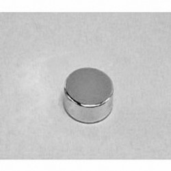 D8H2 Neodymium Disc Magnet, 1/2" dia. x 2/10" thick