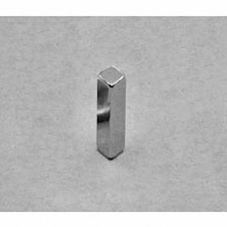 B228 Neodymium Block Magnet, 1/8" x 1/8" x 1/2" thick