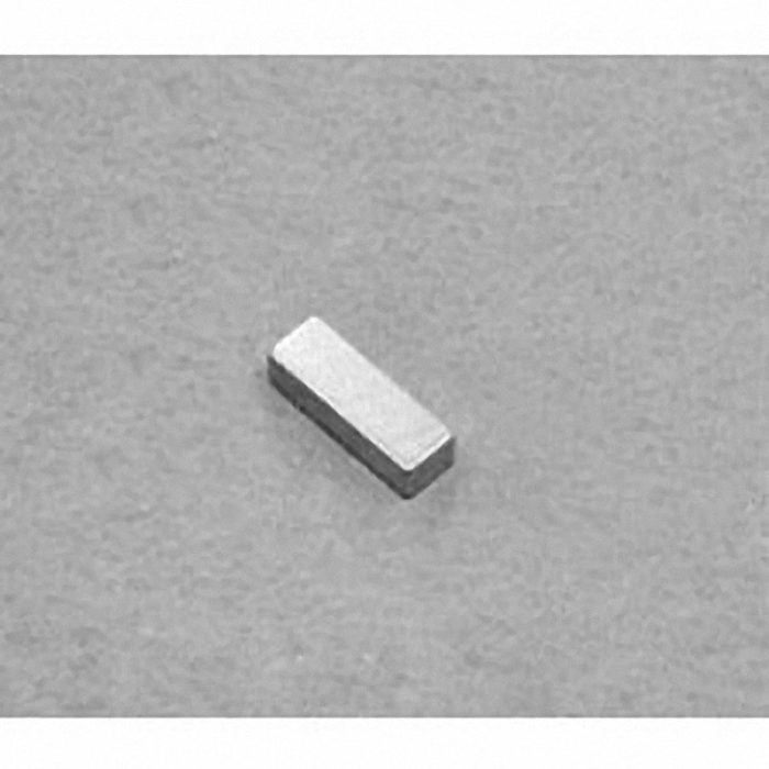 B621 Neodymium Block Magnet, 3/8" x 1/8" x 1/16" thick