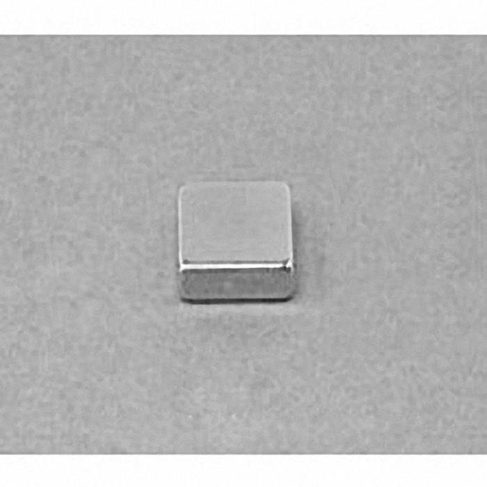 B662 Neodymium Block Magnet, 3/8" x 3/8" x 1/8" thick