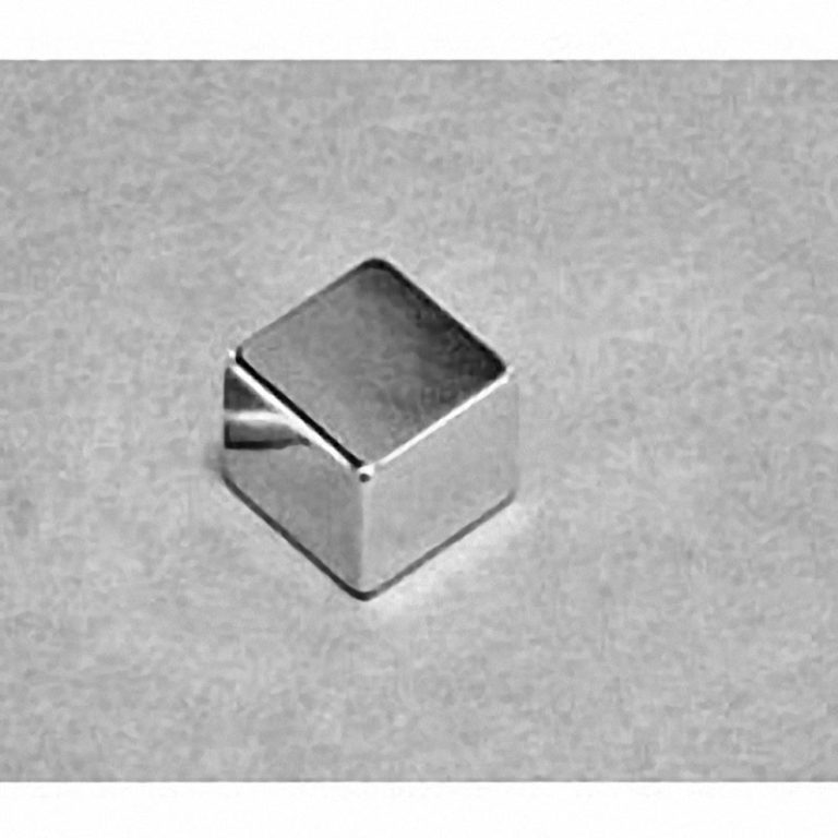 B664 Neodymium Block Magnet, 3/8" x 3/8" x 1/4" thick