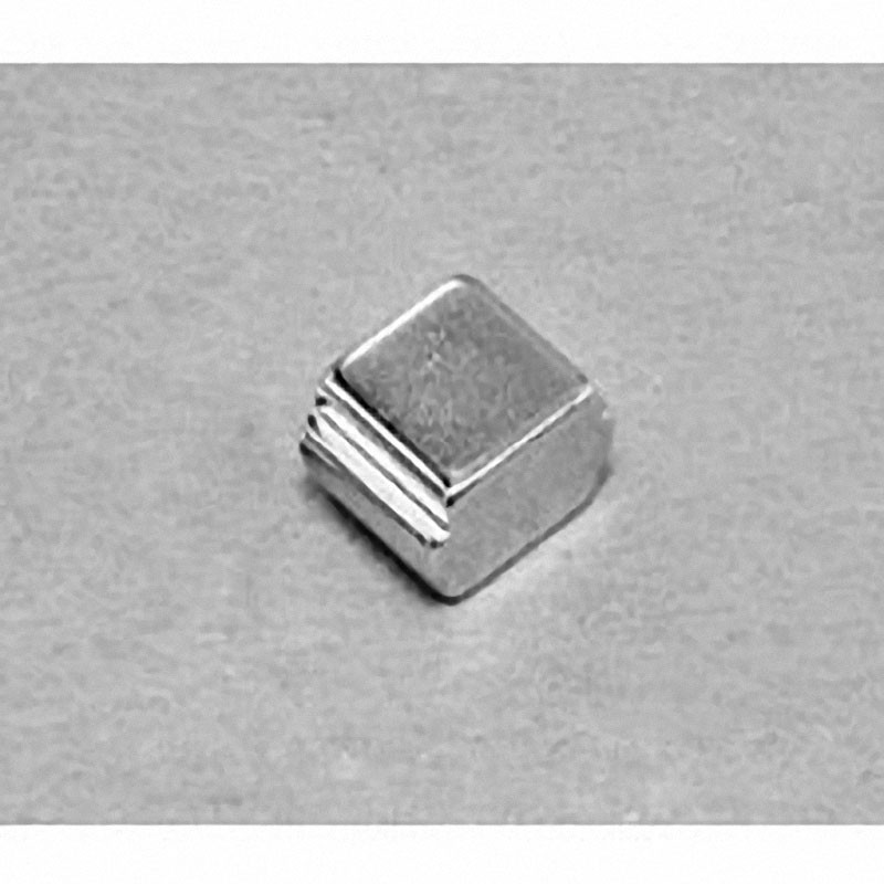 SB664-OUT Neodymium Block Magnet, 3/8" length x 3/8" width x 1/4" thick , with step OUT