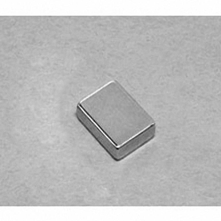 B862 Neodymium Block Magnet, 1/2" x 3/8" x 1/8" thick