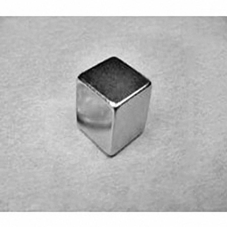 B888 Neodymium Block Magnet, 1/2" x 1/2" x 1/2" thick