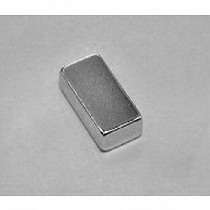 BC63 Neodymium Block Magnet, 3/4" x 3/8" x 3/16" thick