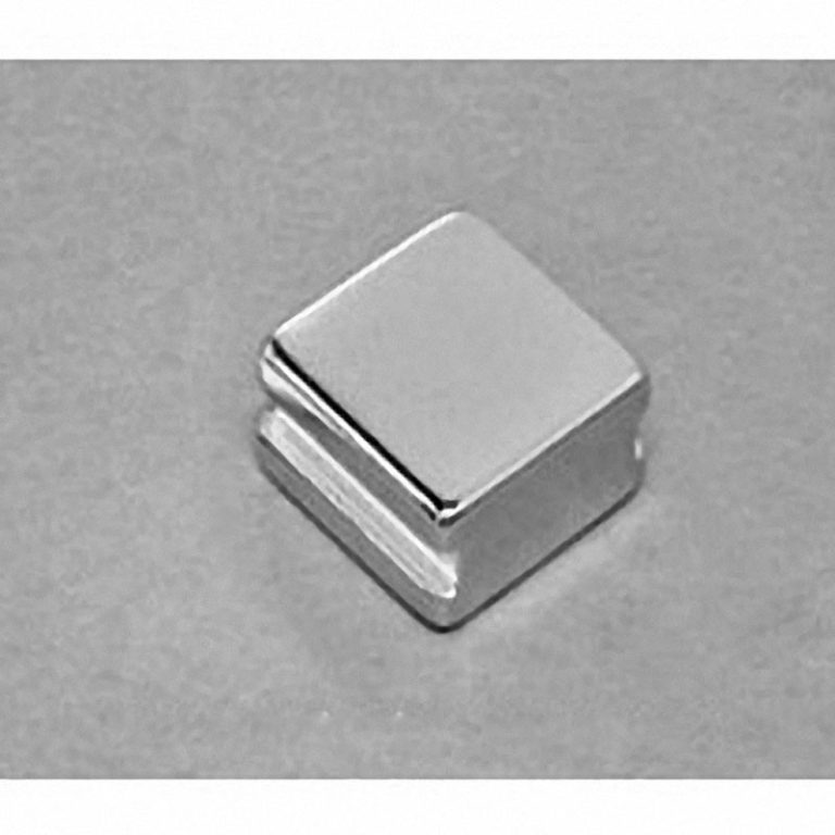 SBCC6-IN Neodymium Block Magnet, 3/4" length x 3/4" width x 3/8" thick , with step IN