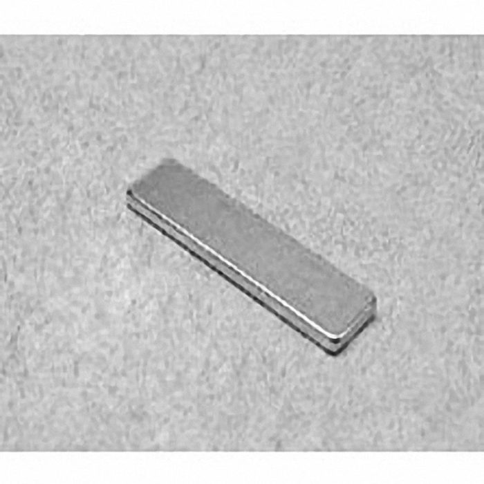 BX041 Neodymium Block Magnet, 1" x 1/4" x 1/16" thick