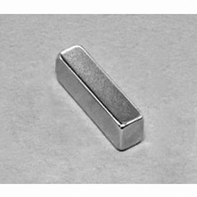 BX044-N52 Neodymium Block Magnet, 1" x 1/4" x 1/4" thick