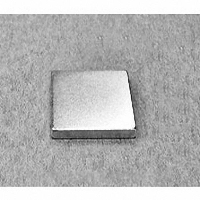 BX0X02-N52 Neodymium Block Magnet, 1" x 1" x 1/8" thick