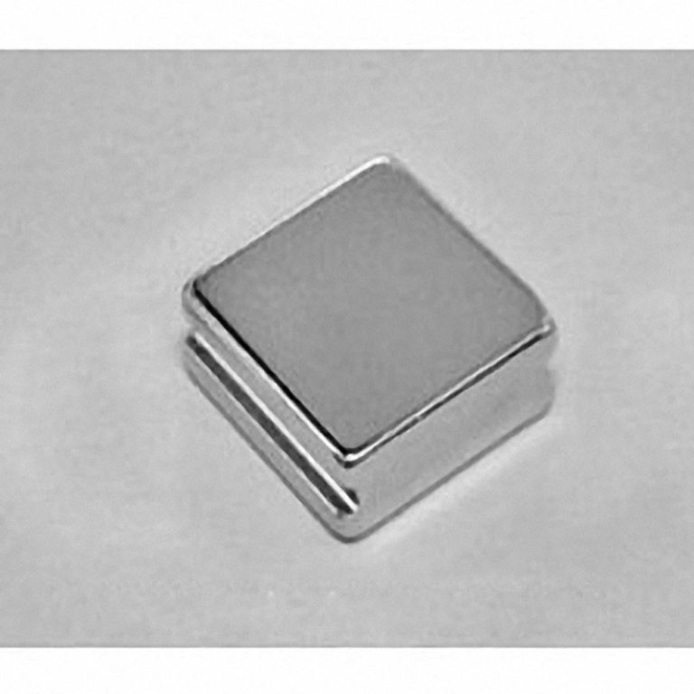 SBX0X06-IN Neodymium Block Magnet, 1" length x 1" width x 3/8" thick , with step OUT