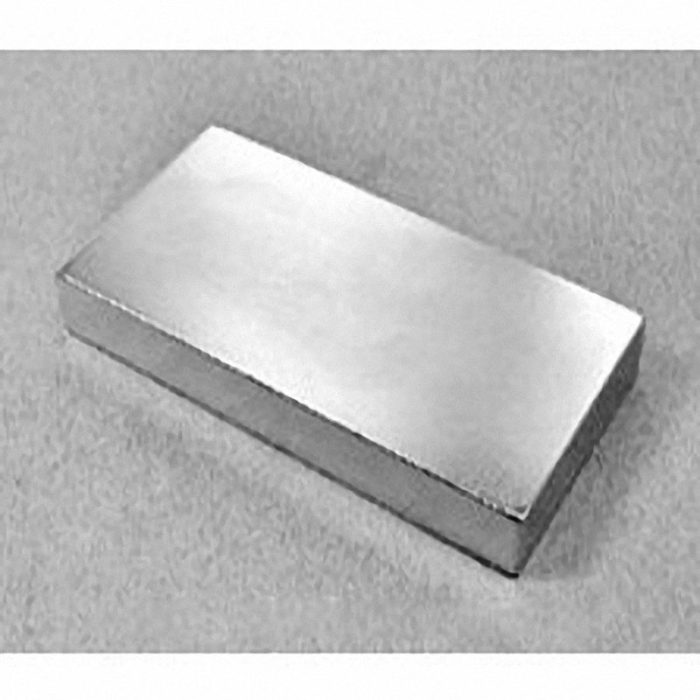 BZX0Y08 Neodymium Block Magnet, 4" x 2" x 1/2" thick