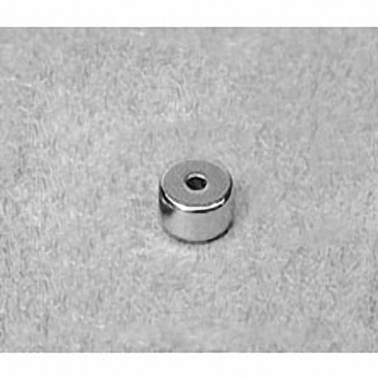 R412 Neodymium Ring Magnet, 1/4" od x 1/16" id x 1/8" thick