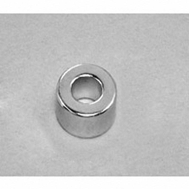 R844 Neodymium Ring Magnet, 1/2" od x 1/4" id x 1/4" thick