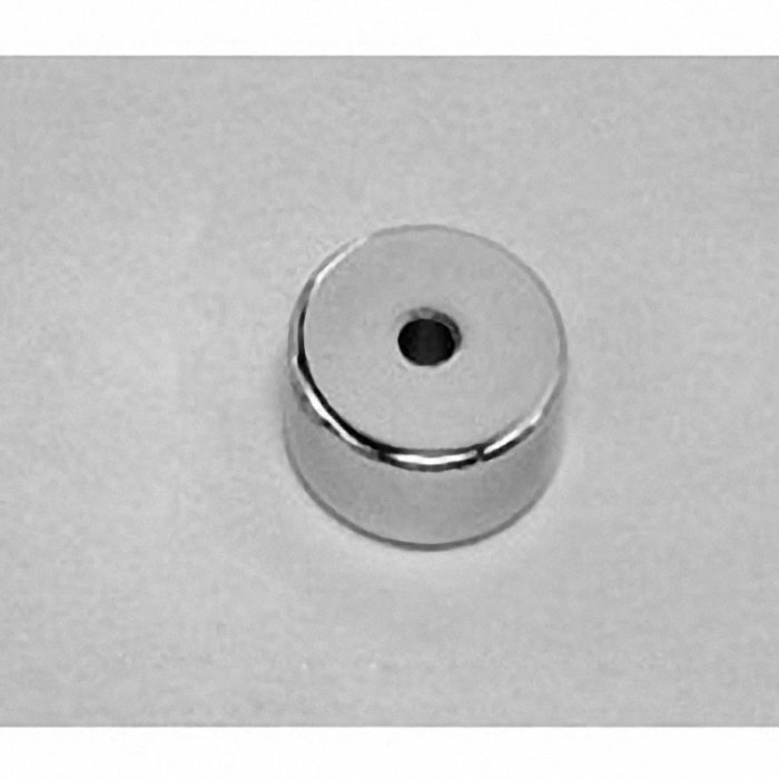 RA24 Neodymium Ring Magnet, 5/8" od x 1/8" id x 1/8" id x 1/4" thick