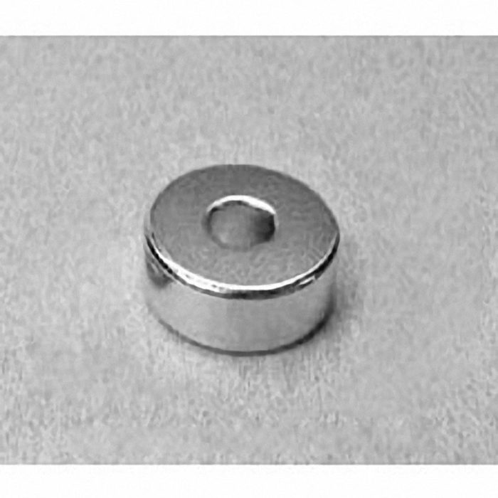 RC44 Neodymium Ring Magnet, 3/4" od x 1/4" id x 1/4" thick