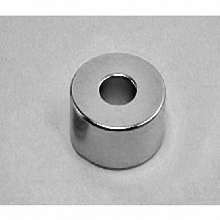 RX068 Neodymium Ring Magnet, 1" od x 3/8" id x 1/2" thick