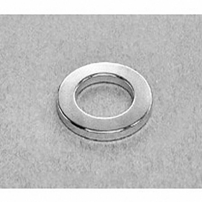 RX4C2 Neodymium Ring Magnet, 1 1/4" od x 3/4" id x 1/8" thick