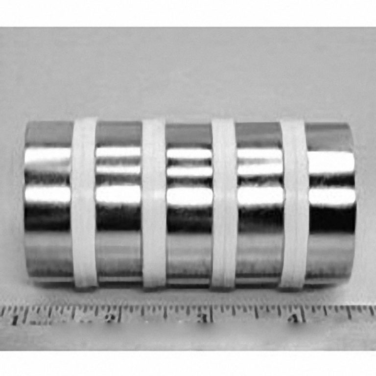 RX828 Neodymium Ring Magnet, 1 1/2" od x 1/8" id x 1/2" thick