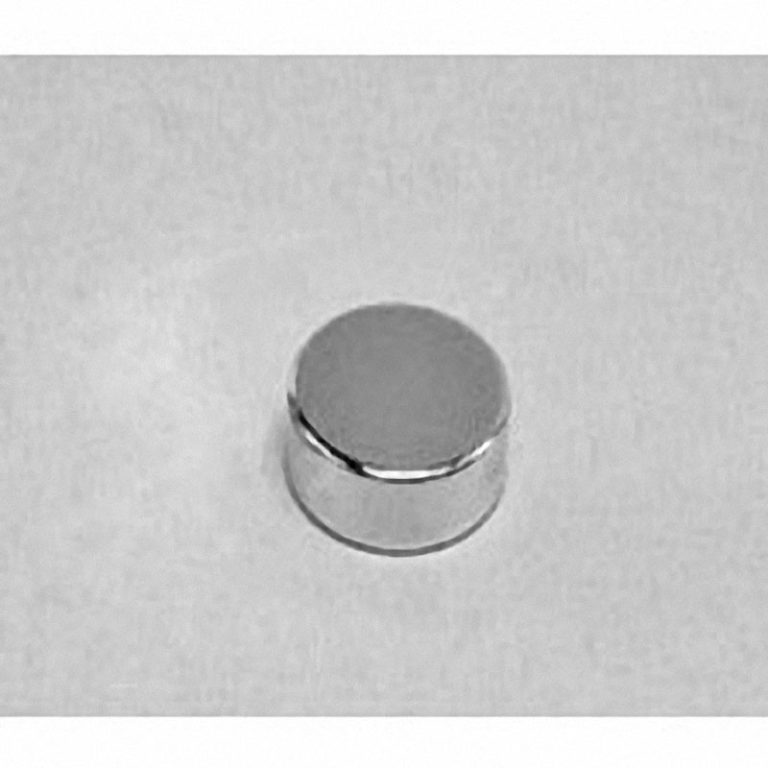 D8H2 Neodymium Disc Magnet, 1/2" dia. x 2/10" thick