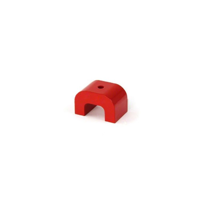 Small Red Alnico Horseshoe Magnet